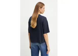 Μπλουζάκι Weekend Max Mara χρώμα: ναυτικό μπλε, 2515941021600
