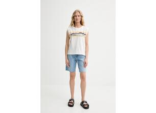 Βαμβακερό τοπ Levi's GR BOXY TANK χρώμα: γκρι, 001MW