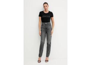 Μπλουζάκι Guess χρώμα: μαύρο, W5GI17 J1314