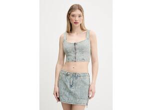 Top Guess Originals χρώμα: μπλε, W5GG25 D5OTA