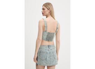 Top Guess Originals χρώμα: μπλε, W5GG25 D5OTA