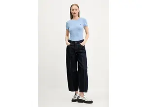 Μπλουζάκι Abercrombie & Fitch χρώμα: μπλε, KI139-5273