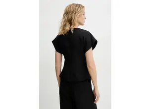 Μπλουζάκι Answear Lab χρώμα: μαύρο