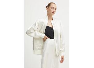 Μπουφάν bomber Max Mara Leisure γυναικείο, χρώμα: μπεζ, 2426486048600