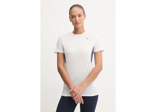 Μπλουζάκι για τρέξιμο Mizuno DryAeroFlow χρώμα: άσπρο, J2GAB004