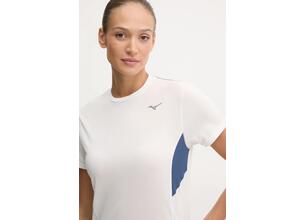 Μπλουζάκι για τρέξιμο Mizuno DryAeroFlow χρώμα: άσπρο, J2GAB004