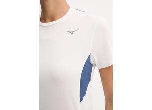 Μπλουζάκι για τρέξιμο Mizuno DryAeroFlow χρώμα: άσπρο, J2GAB004