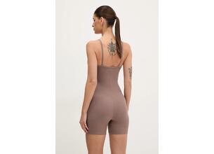 Ολόσωμη φόρμα adidas Originals Essentials RIB Onesie χρώμα: καφέ, JD1463