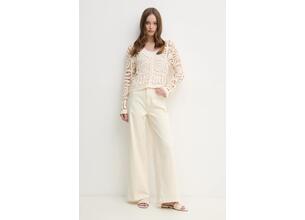Τζιν παντελόνι Pepe Jeans HIGH RISE WIDE CROP TANIA PL211801