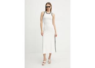 Φόρεμα Patrizia Pepe χρώμα: μπεζ, 2A2881 K253