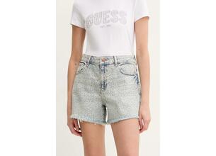 Τζιν σορτς Guess χρώμα: μπλε, W5GD74 D5LQ2