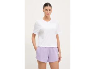 Βαμβακερό σορτσάκι Guess PRIMULA χρώμα: μοβ, V5GD07 KCRP0