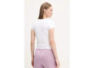 Μπλουζάκι Hollister Co. χρώμα: άσπρο, KI339-5043