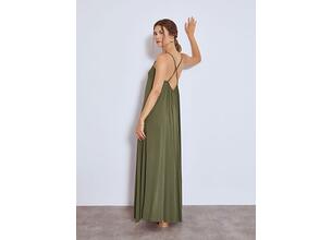 Φόρεμα μάξι με χιαστί λεπτομέρειες SN8011.8535+4