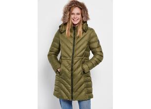 Puffer μπουφάν με αποσπώμενη κουκούλα