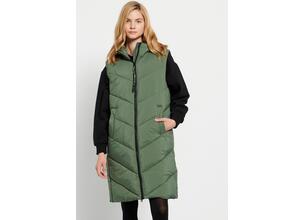 Long fit αμάνικο puffer τζάκετ