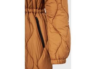 Relaxed fit puffer μπουφάν με αποσπώμενη κουκούλα